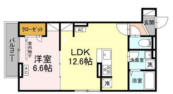 グラナーデ西加平の物件間取画像